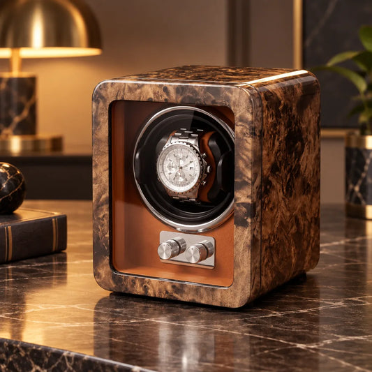 Remontoir montre automatique orange