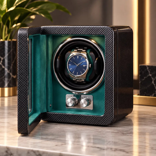 Remontoir montre automatique vert