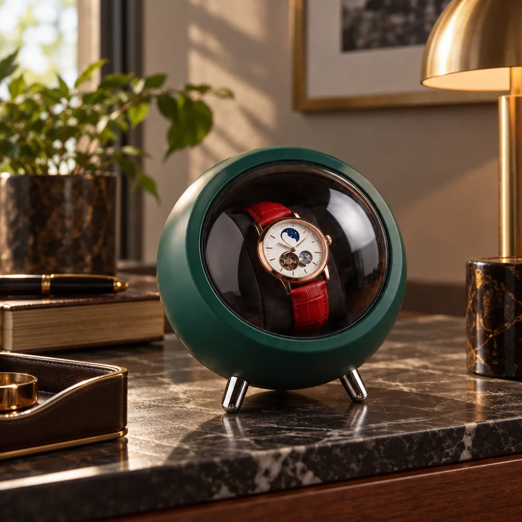 Remontoir montre automatique sphère