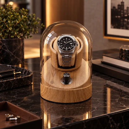 Remontoir montre bois et