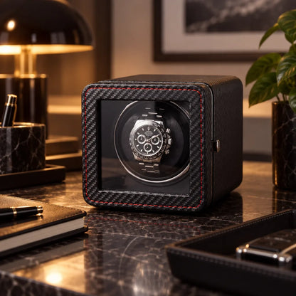 Remontoir montre noir