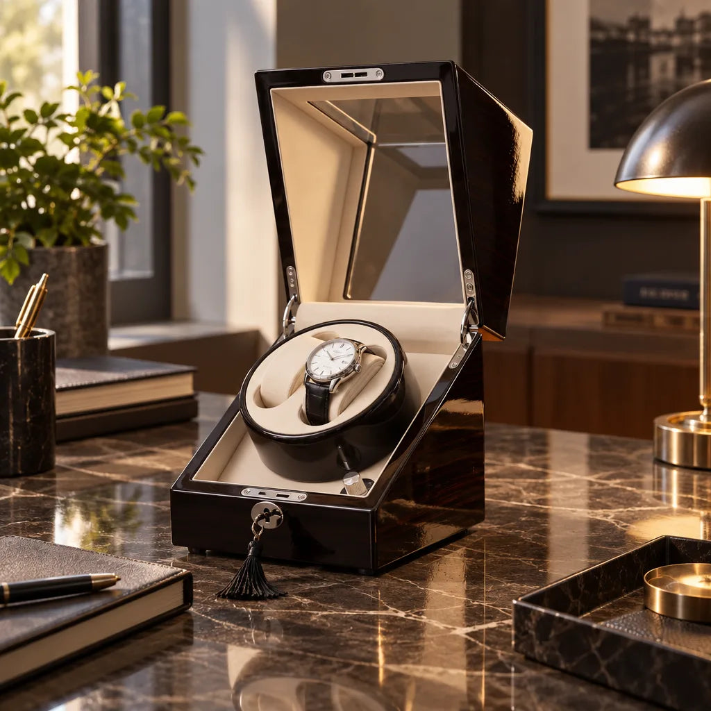 Remontoir montre automatique double