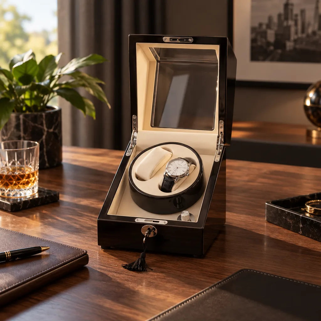 Remontoir montre automatique double