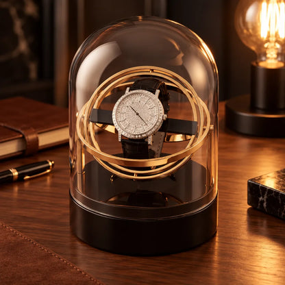 Remontoir montre automatique gyroscopique