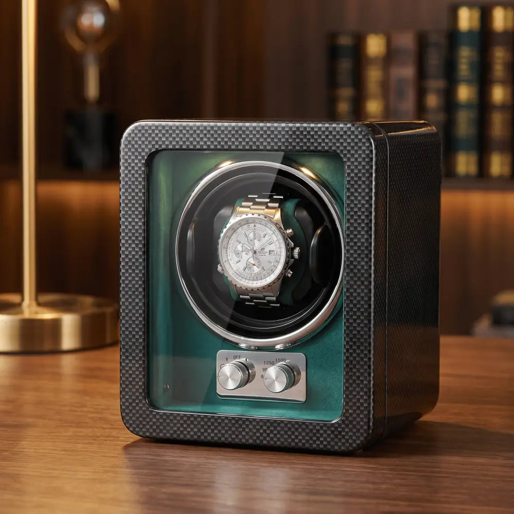 Remontoir montre automatique vert