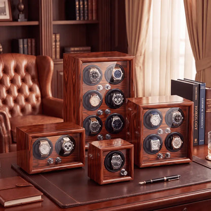 Remontoir montre bois massif