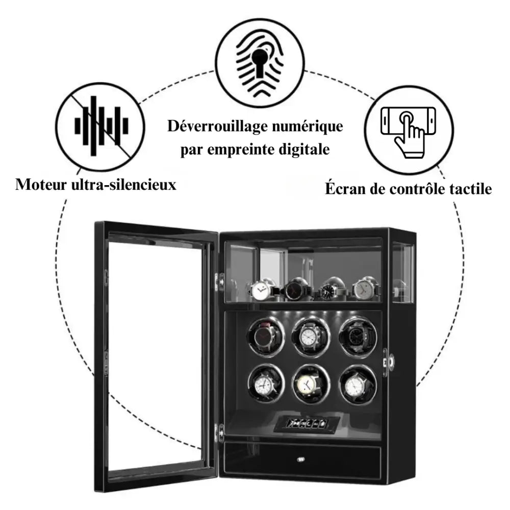 Coffret remontoir montre sécurité