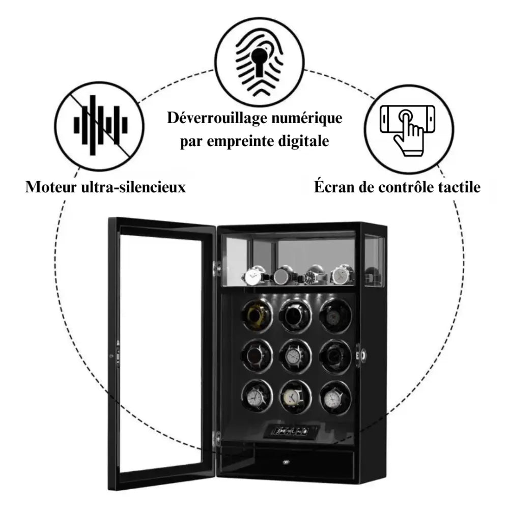 Coffret remontoir montre sécurité