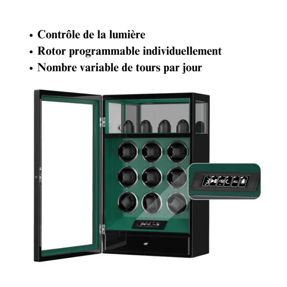 Remontoir montre securise empreinte
